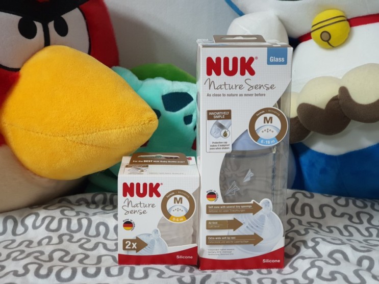환경호르몬 걱정 없는 신생아젖병:: 누크 네이처센스 유리젖병