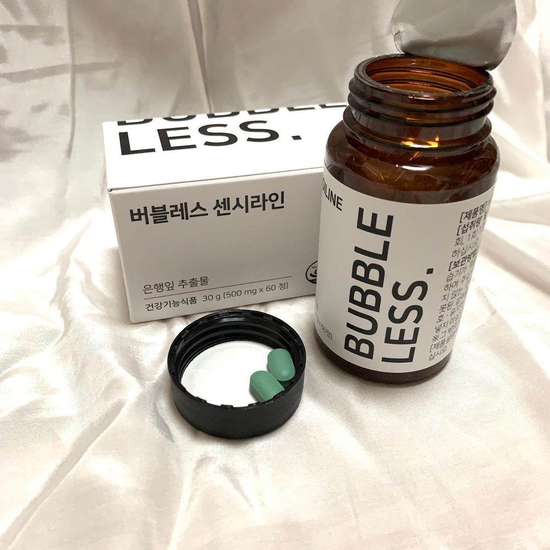 공쥬 on Instagram: “혈행개선 및 기억력 개선에 도움을 주는 #버블레스센시라인 #버블레ᄉ