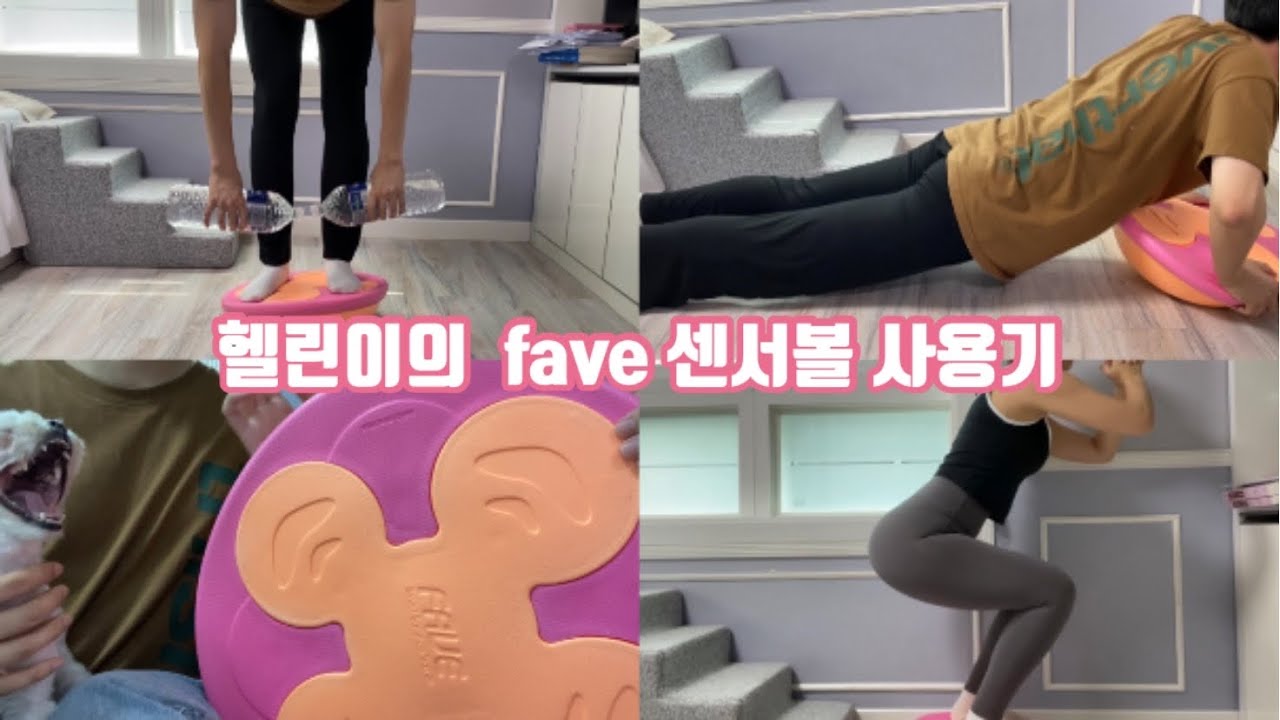 페이브 센서볼 사용기(홈트, 보수볼, 다이어트)