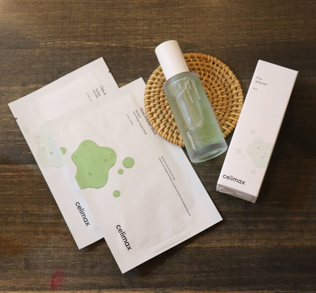 min-syong :) on Instagram: “#첫줄 셀리맥스 시카앰플 솔직후기이요🙋‍♀️ 🌿가볍게 잘스며들고 끈적임 없이 촉촉해져요 🌿수분광이 남고 화장도 잘먹더라고요🤩 🌿피부진정에 제일 큰 역
