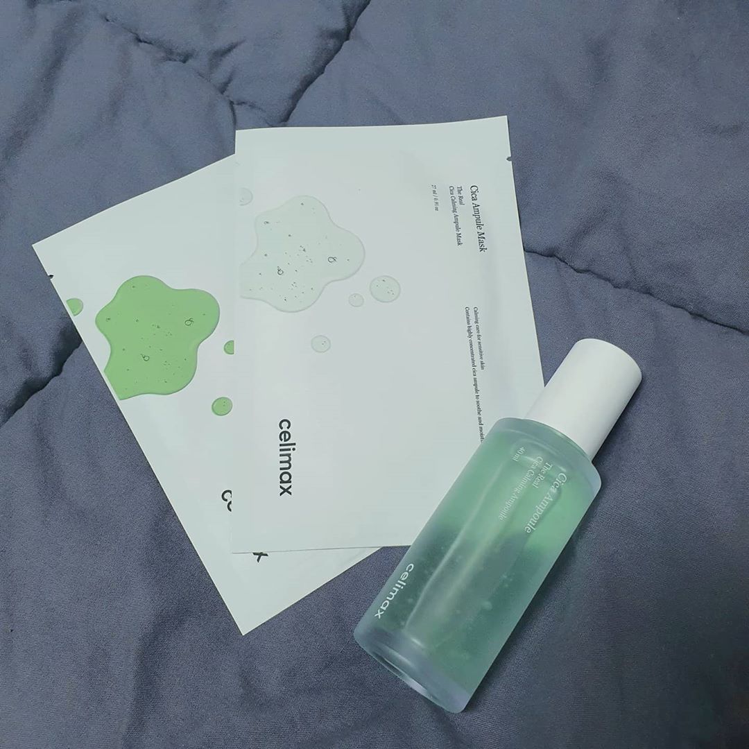 배성희’s Instagram profile post: “셀리맥스 시카앰플 후기-☆ 수부지라 기름져도 촉촉하게 해줘야하는 타입,, 근데 또 유분 많은 크림 바르면 트러블 올라와서 수분감 있고 유분없는 것들 골라