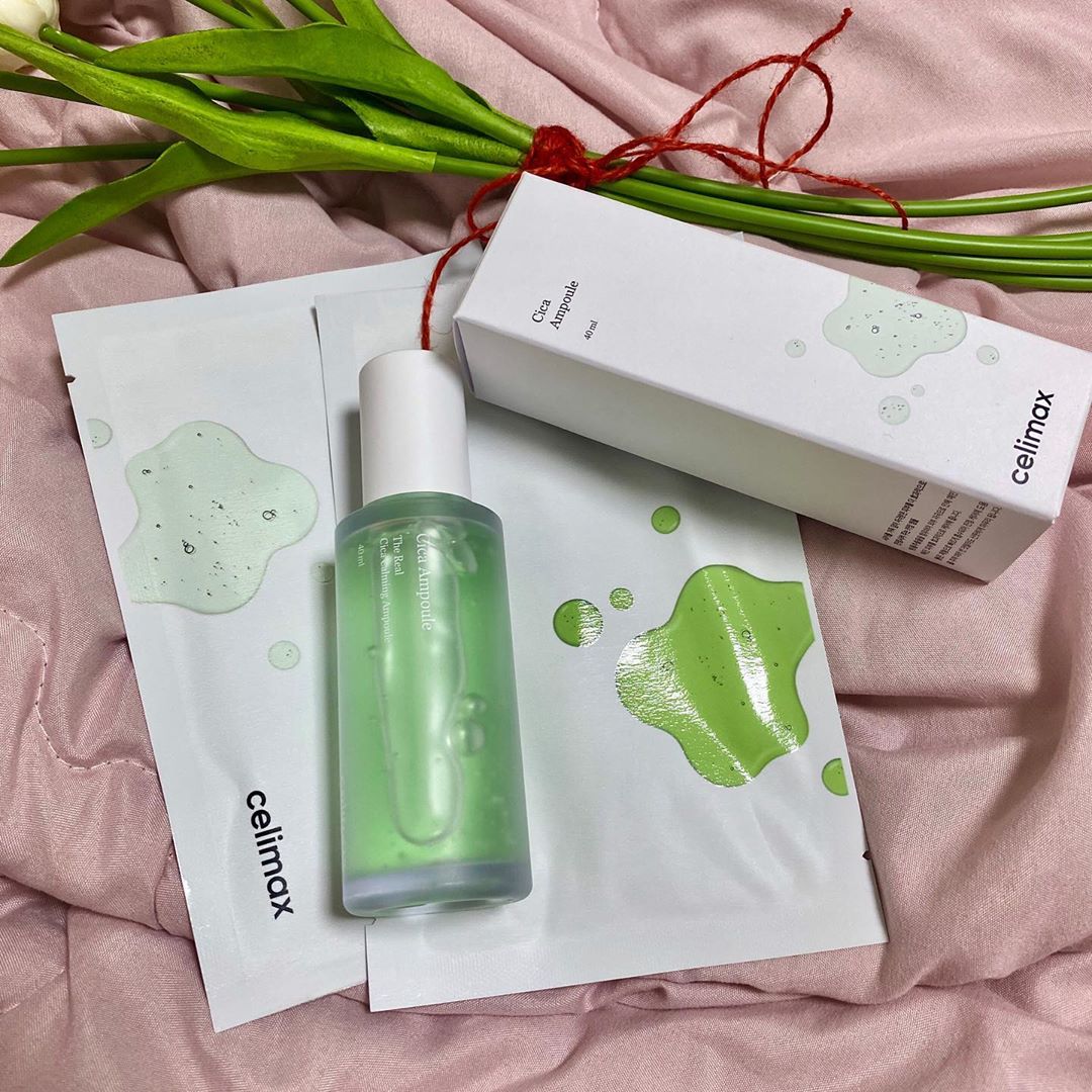 율댕 on Instagram: “🌿셀리맥스 시카 앰플🌿 - 🌱나 같은 복합성 피부에 속 건조가 심한 피부 타입에는 적극추천 👍🏻 🌱시카추출물도 75% 들어가있다구요 말 안해도 유명한 제품이라 믿