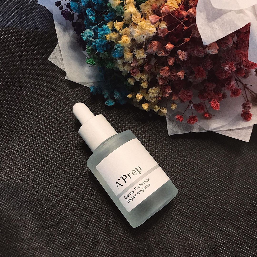정은 on Instagram: “🤍[에이프렙] 백년초 프로바이오틱스 리페어 엠플🤍 . ✔️공식사이트에서 8월 30일까지 30% 세일+무료배송 진행 중 피부가 건성타입이고 엄청 자극에 예민한데