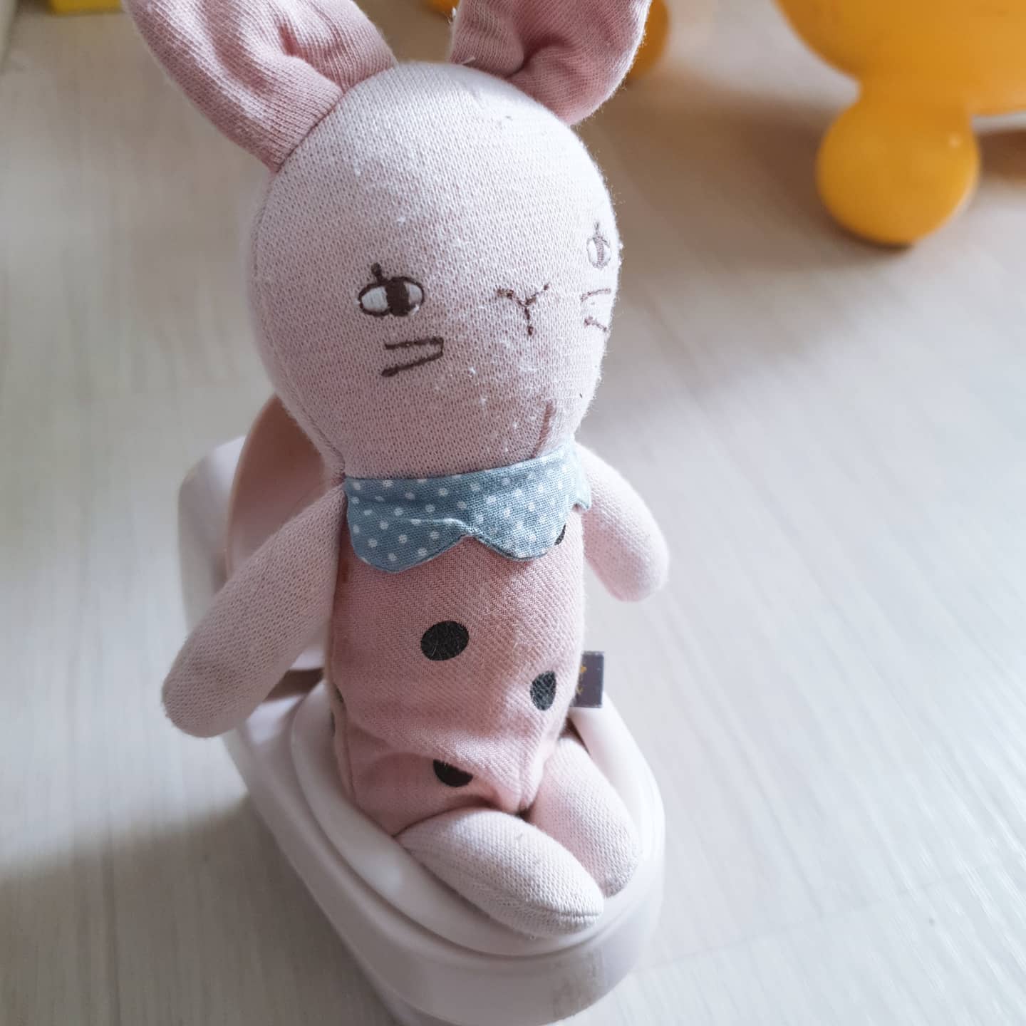 #극한직업 주인대신 #배변훈련하는 툐끼~❤