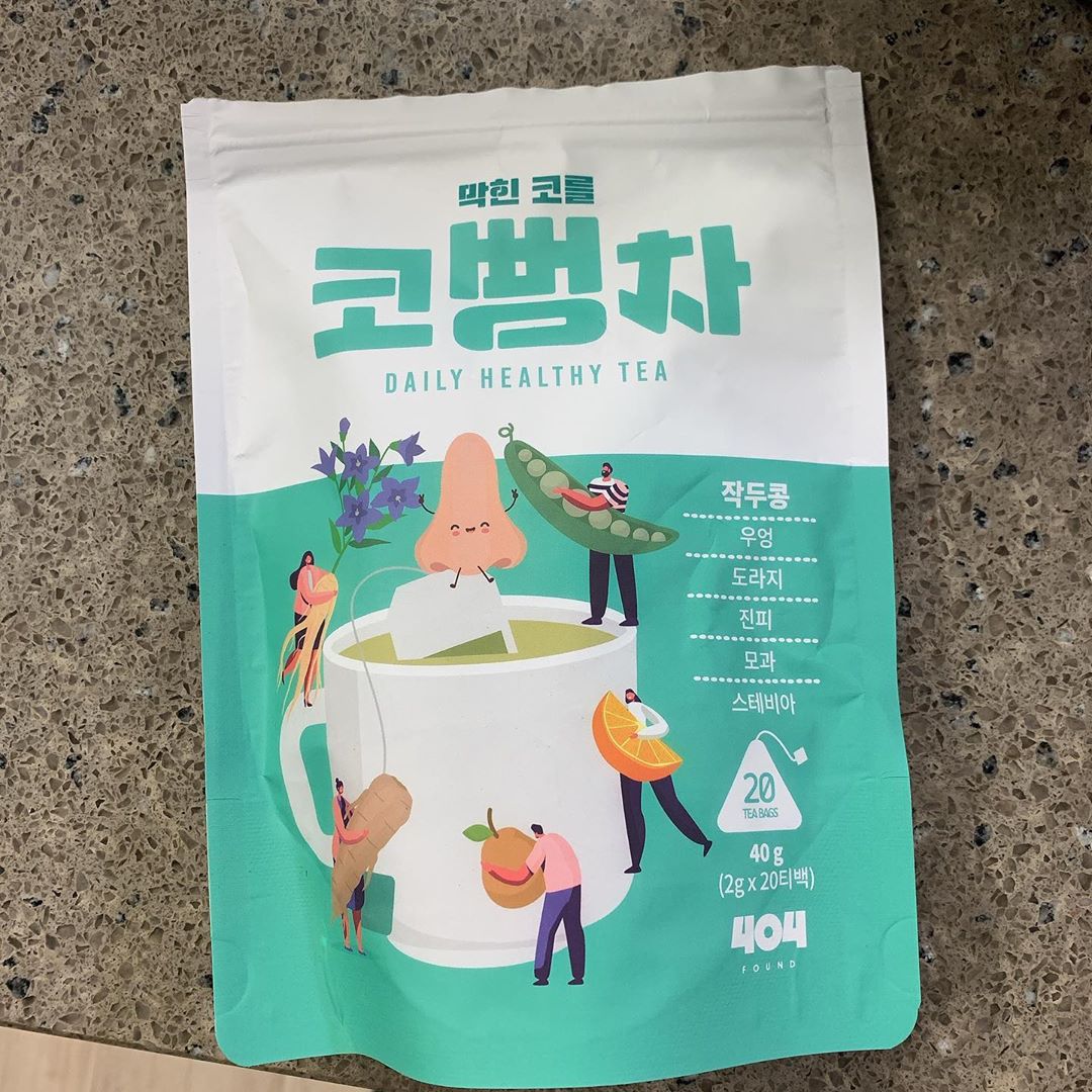 ⓢⓔⓞ ⓨⓞⓤⓝⓖ(𝟚𝟜) on Instagram: “비염이 심해지는 요즘 향만 맡아도 코가 뻥! 마시면 코가 두 번이나 뻥! 기관비에 효과 짱! 광고긴하지만 마시자마자 너무 좋았던 차예요 저희 언니