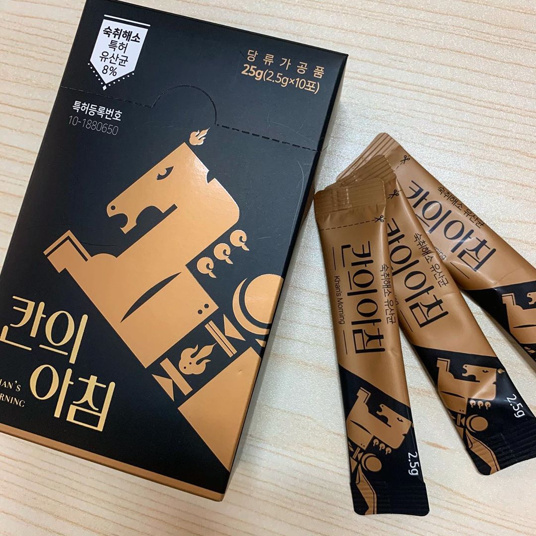 먹스타그램 on Instagram: “⠀ #협찬 #칸의아침 ⠀ 주당도 알쓰도 피해갈 수 없는 숙취🤦🏻‍♀️🤦🏻‍♀️ ⠀ 국내 유명 바이오기업 메디톡스에서 만든 유산균 숙취해소