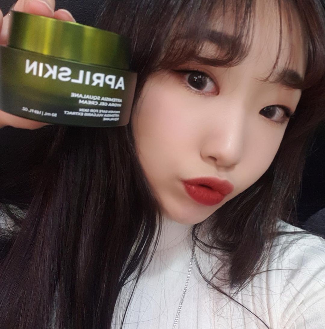 심다은 on Instagram: “👉🏻에이프릴스킨 쑥 스쿠알란 하이드라 젤 크림👈🏻 🌿 쑥 스쿠알란 하ᄋ