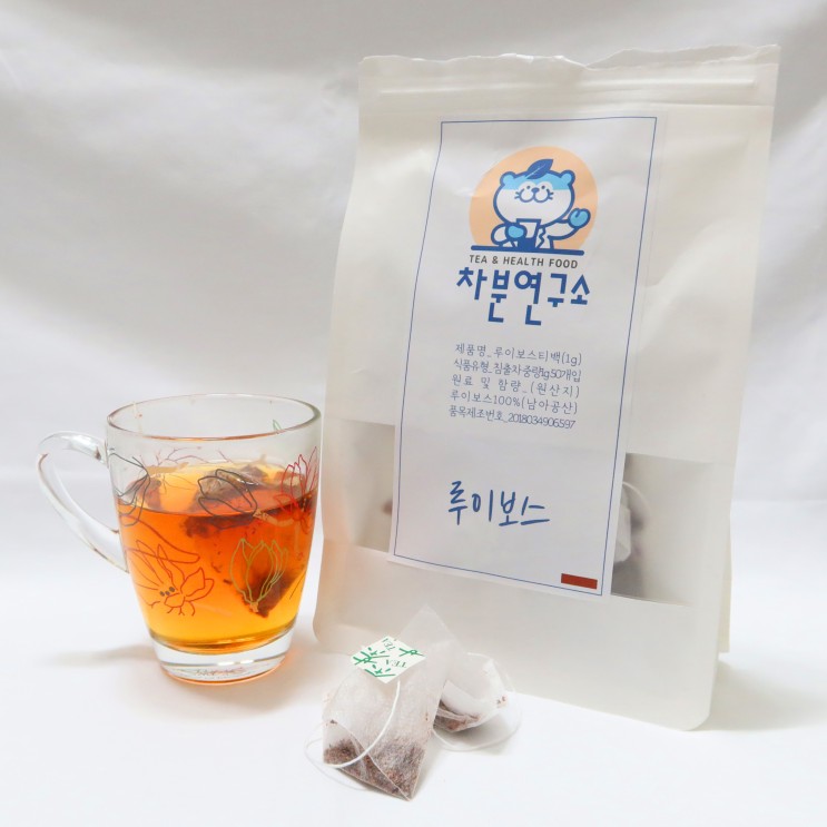 진한 허브차를 원한다면 차분연구소 루이보스 티백을 이용해보세요!