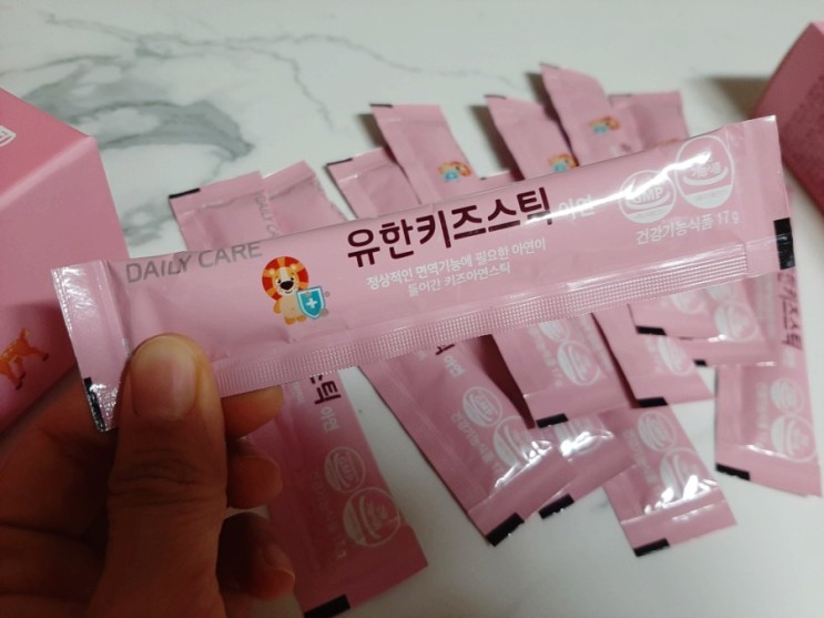 어린이면역력 * 아연이 함유된 유한양행 키즈스틱 굿!