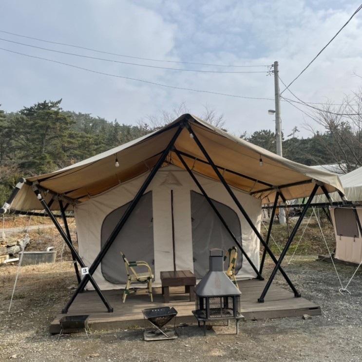 협찬)✨태안 구름포글램핑캠핑장✨