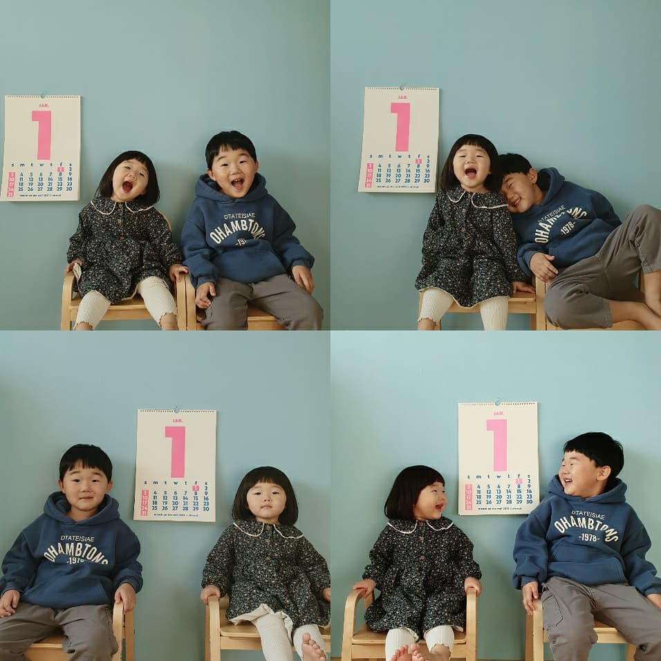 #우우남매일상👫 

#1월
#월별사진
#매달행사 

작년 1월을보면서 아이들이 너무큰걸 느끼다가 번뜩
찍어준 월별사진 😘

#성장사진 으로 우우남매 추억 저장

나중에 우지니는 내가늙어도 
날 사랑해주기로했다 😂