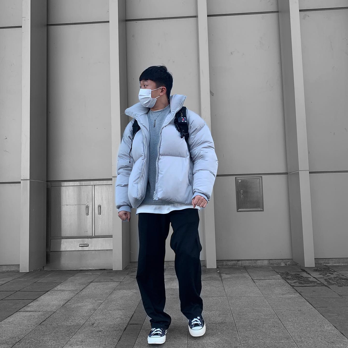 입에 마스크😷