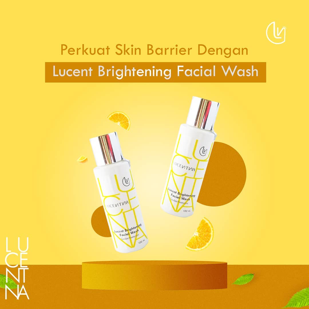 Mencuci wajah dengan sabun adalah salah satu hal yang paling penting dalam tahapan skincare. Untuk itu, memilih produk yang tepat adalah langkah yang krusial. 

Jika belum menemukan produk yang tepat, mungkin Anda bisa mencoba Lucent Brightening Facial Wash. 

Kandungan dan nutrisi dalam produk ini sangat baik untuk kulit. Kandungan utama yang digunaan adalah Galactomyces yang mampu mencegah kulit dari penuaan dini, menjaga kelembaban dan mencerahkan kulit jika digunakan secara rutin. 

Tertarik untuk mencoba? Anda bisa menghubungi kami melalui linimasa lucentna. Konsultasikan pada kami untuk mendapatkan kulit sehat dan cerah. 

#lucentna #skincare #skincareset #serum #micellar #moisturizer #daycream #nightcream #skincareroutine #skincareindonesia #skincarebpom #tranexamicacid
#flekhitam #kulitglowing #wajahglowing #kulitcerah #melasma