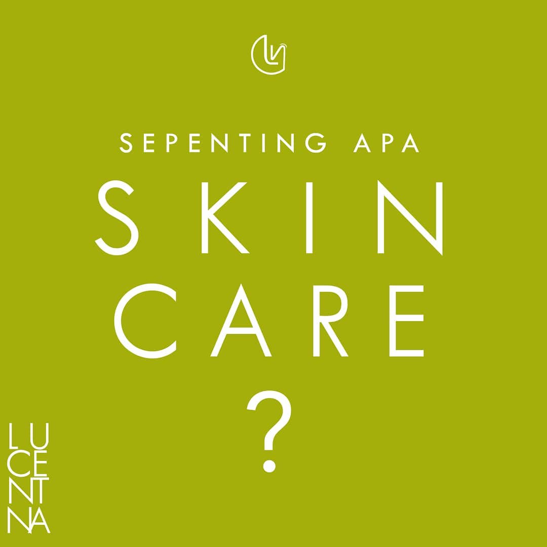 Ibarat kebun yang harus selalu dirawat agar indah, sama halnya dengan wajah. Wajah adalah pemberian dari tuhan, oleh karena itu wajib kita jaga dengan maksimal. 

Untuk perawatan wajah, tentu Anda sudah tidak asing dengan skincare. Sebenarnya, apa sih pentingnya menggunakan skincare?

1. Agar tidak mudah keriput
2. Menjaga kesehatan kulit
3. Mencegah kanker kulit melalui sinar UV

Setidaknya ada 3 alasan mengapa Anda harus menggunakan skincare. Tidak ada kata terlambat, segera mulai sebelum menyesal.

#lucentna #skincare #skincareset #serum #micellar #moisturizer #daycream #nightcream #skincareroutine #skincareindonesia #skincarebpom #tranexamicacid #flekhitam #kulitglowing #wajahglowing #kulitcerah #melasma