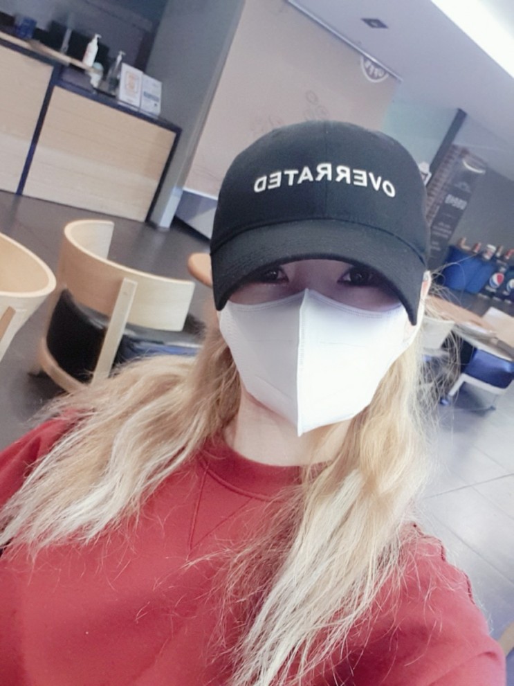 페이스커버캡 오버레이티드 얼굴소멸모자