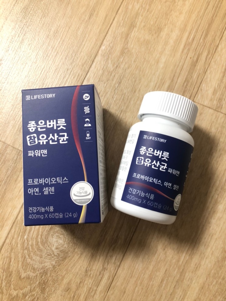 아연까지 함유한 남성유산균_"좋은버릇 참유산균 파워맨" 추천