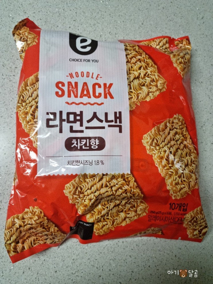 이마트 노브랜드 라면땅 라면스낵 치킨향 과자추천