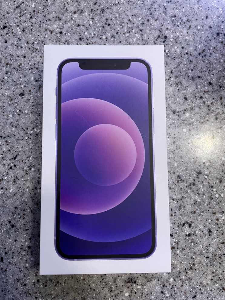 i phone12mini purple 128GB  보라색  실 사용 리뷰  오프라인 자급제 구매 후기 애플케어