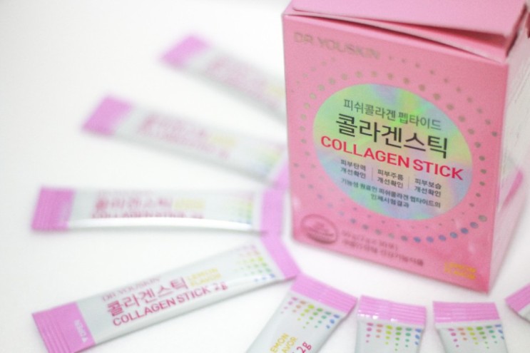 기능성콜라겐 피부 건강의 선택 순도 100% 3270mg 어린콜라겐스틱