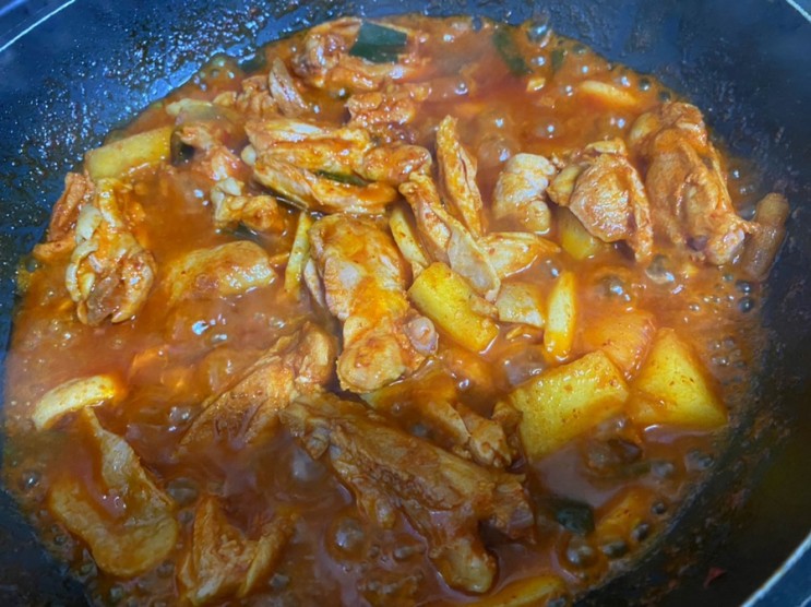 저녁메뉴추천 - 몬스터 춘천닭갈비 밀키트 하나로 해결
