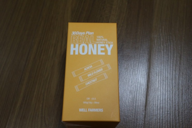 웰파머스 월간꿀 아카시아꿀 하루에 하나씩 꺼내 먹어요