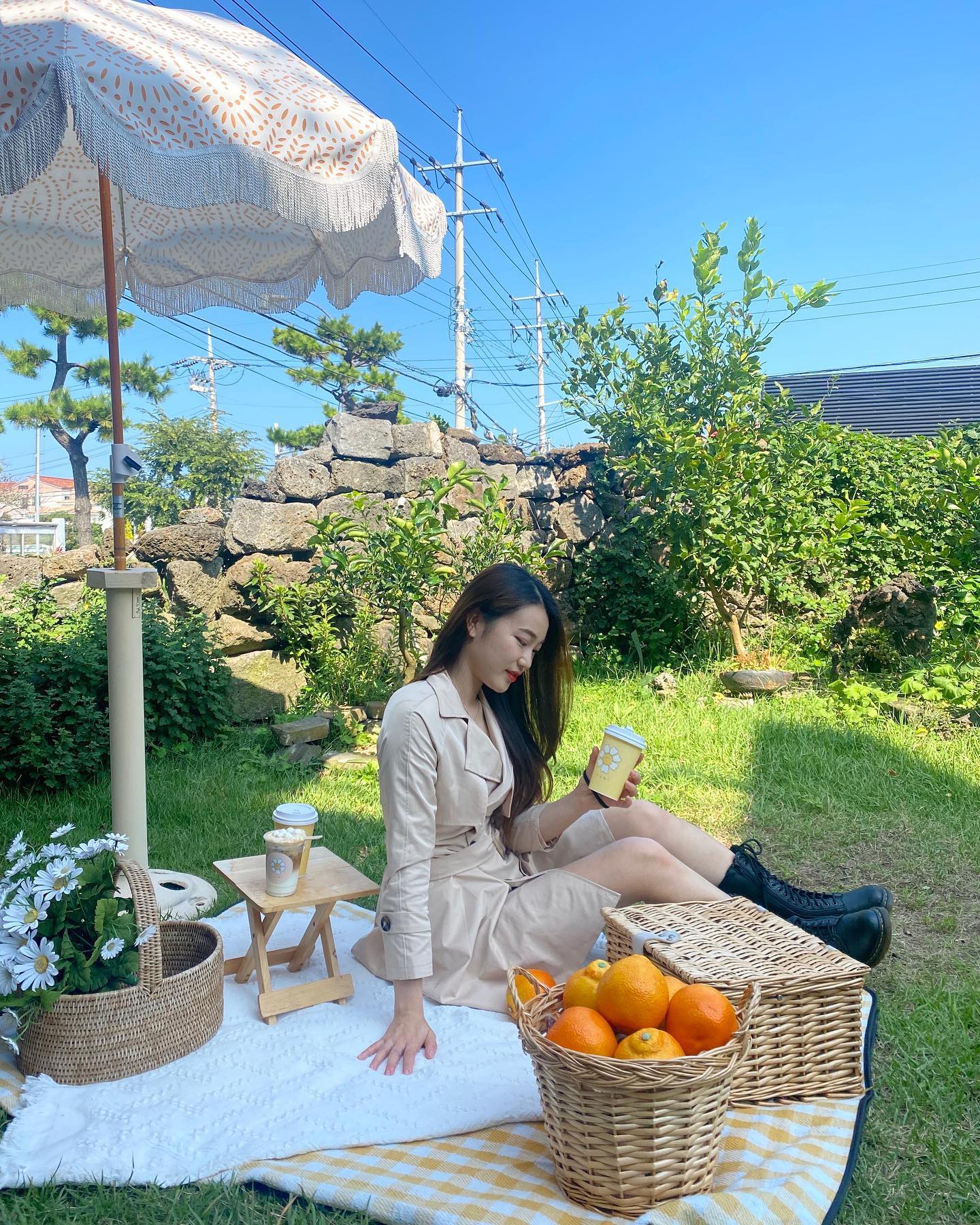 피크닉 갬성 제주카페😉