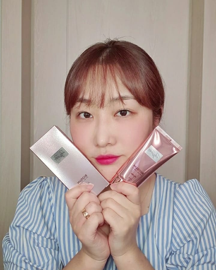 @ssq0412 shared a photo on Instagram: “#제품무료제공 @rosyandrosha_official 🌞 로지앤로샤 바이오선 퓨어 🌞 SPF50+/PA++++ 수분코딩제형으로 수분막 형성 (투명, 산뜻,촉촉함을 가득히) 요철이 심할때에