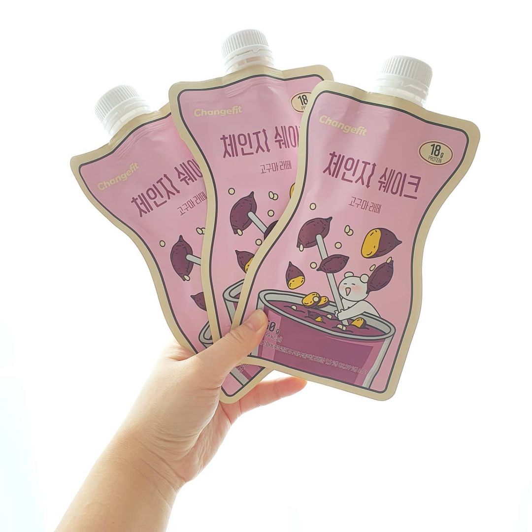 진 on Instagram: “#제품무료제공 @changefit.official @15g_korea 🧚🏻‍♀️ 체인지핏 - 체인지 쉐이크 고구마라떼 🧚🏻‍♂️ 오랜만에 리뷰쓰는거 같네요 😆 시술하고 난 이후로 몸관리한다고