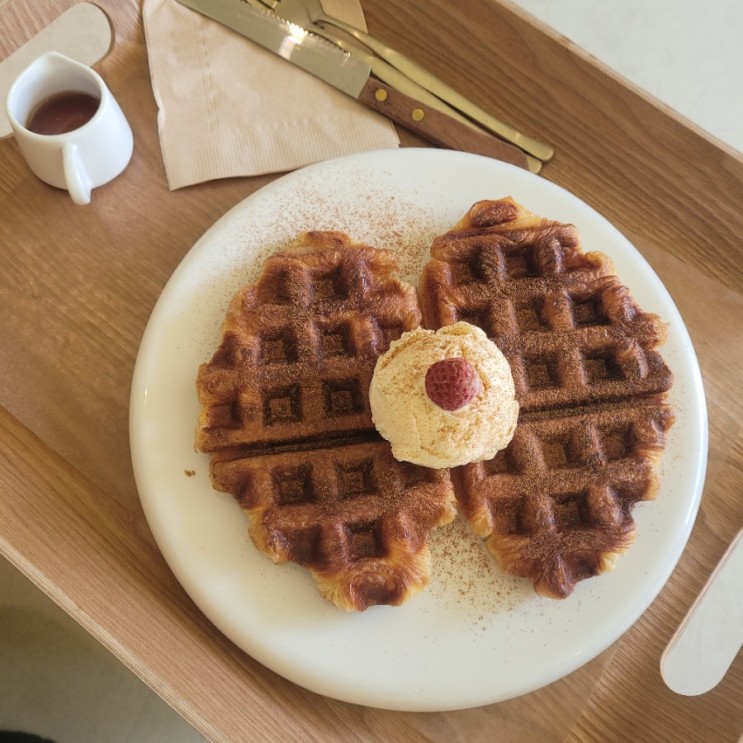 [전주]송천동 감성카페 뮤 mue 크로플, 크로아상 맛집카페