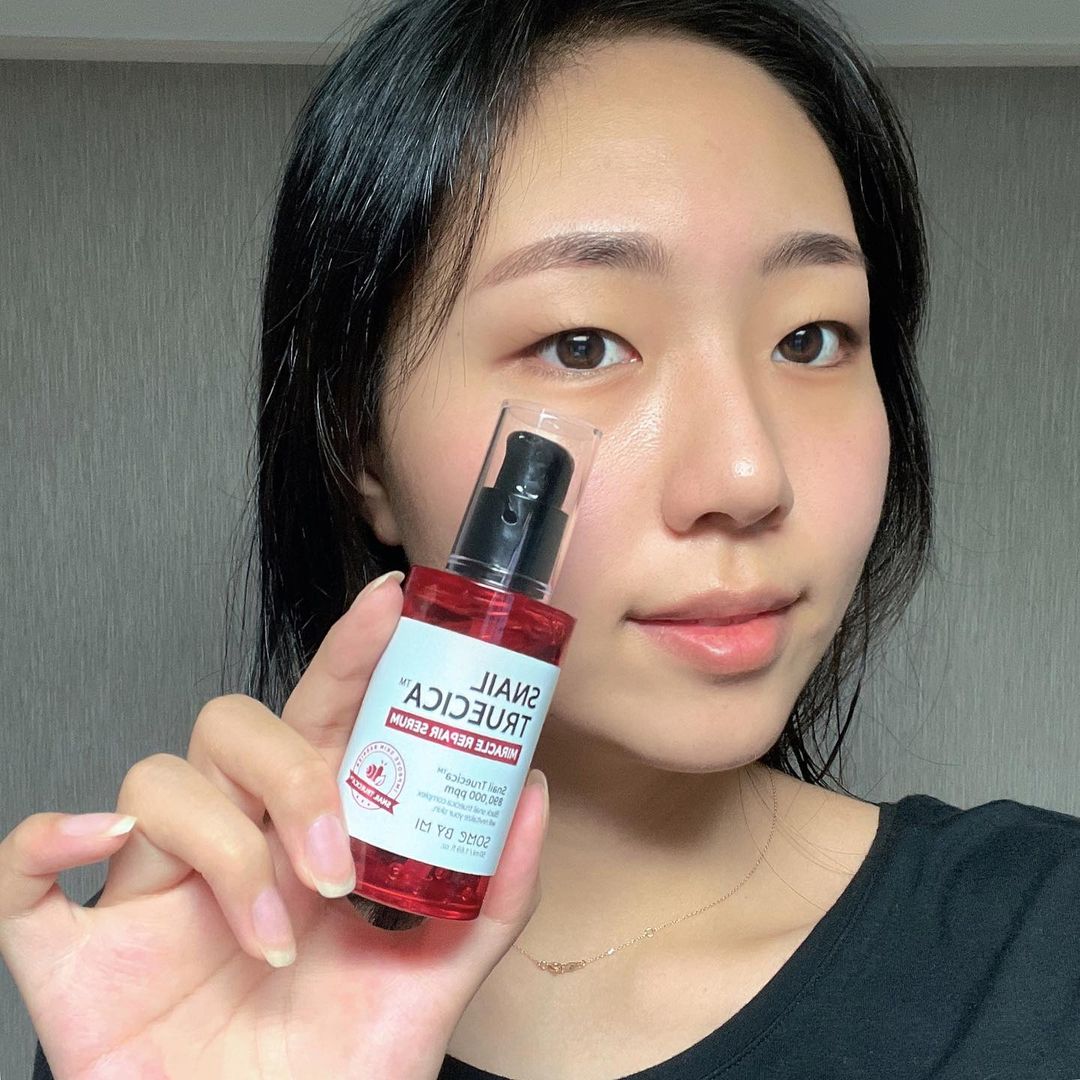 김가은 맞팔해요🥰 칼맞팔 소통💖 on Instagram: “#광고 인 동시에 내 애정템 소개✨ #썸바이미 ❤️스네일 트루시카 미라클 리페어 세럼❤️ - 요즘 일상이 너무 바빠서 피부 관리 부족으로