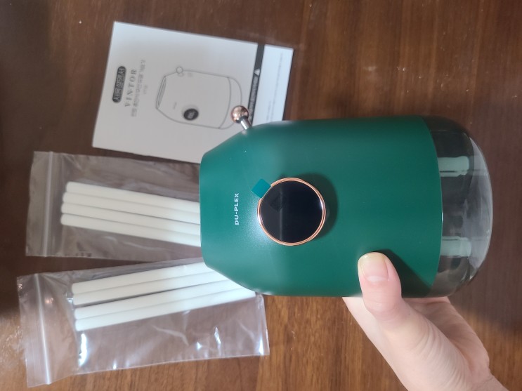 [내돈내산] 듀플렉스 빈토 듀얼미스트 무선 가습기 500ml, VT10