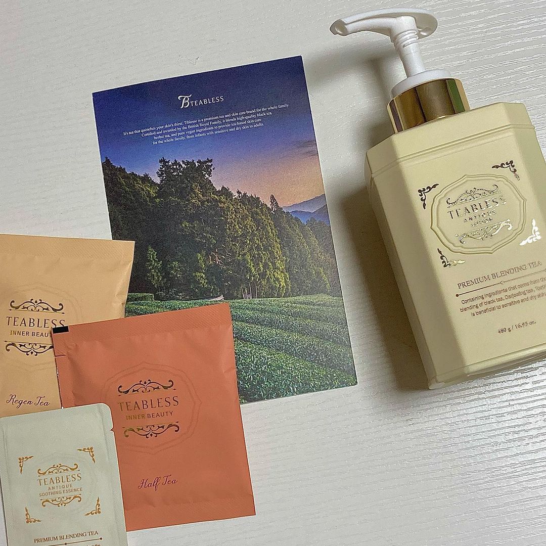 금가영 on Instagram: “#협찬 #제품제공 피부가 마시는 차, 티블레스 🍵🫖🌿 블랜티드의 깊은 에너지로 건조해진 피부결 사이사이를 수분으로 채워주는 티블레스 로션 통부터가