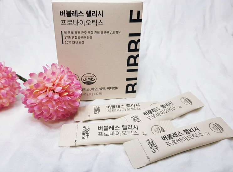버블레스 렐리시 프로바이오틱스 건강한 여성유산균
