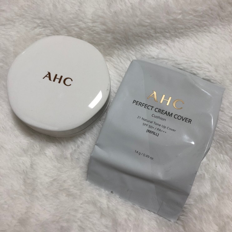 AHC 아이크림쿠션 퍼펙트 크림커버 쿠션 사용후기