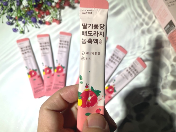 아이 목에좋은차 배도라지즙 딸기퐁당 배도라지 : )