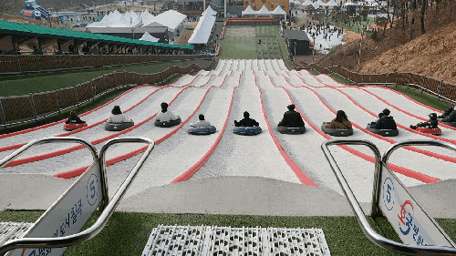 2022 대구 근교 아이와 함께 가볼만한곳 경북 칠곡  [칠곡보사계절썰매장] 아이와 함께 겨울방학 즐기기~