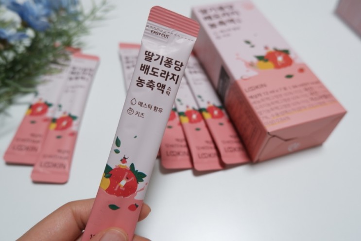 아기배도라지즙 추천 :: 딸기퐁당 배도라지 농축액 스틱