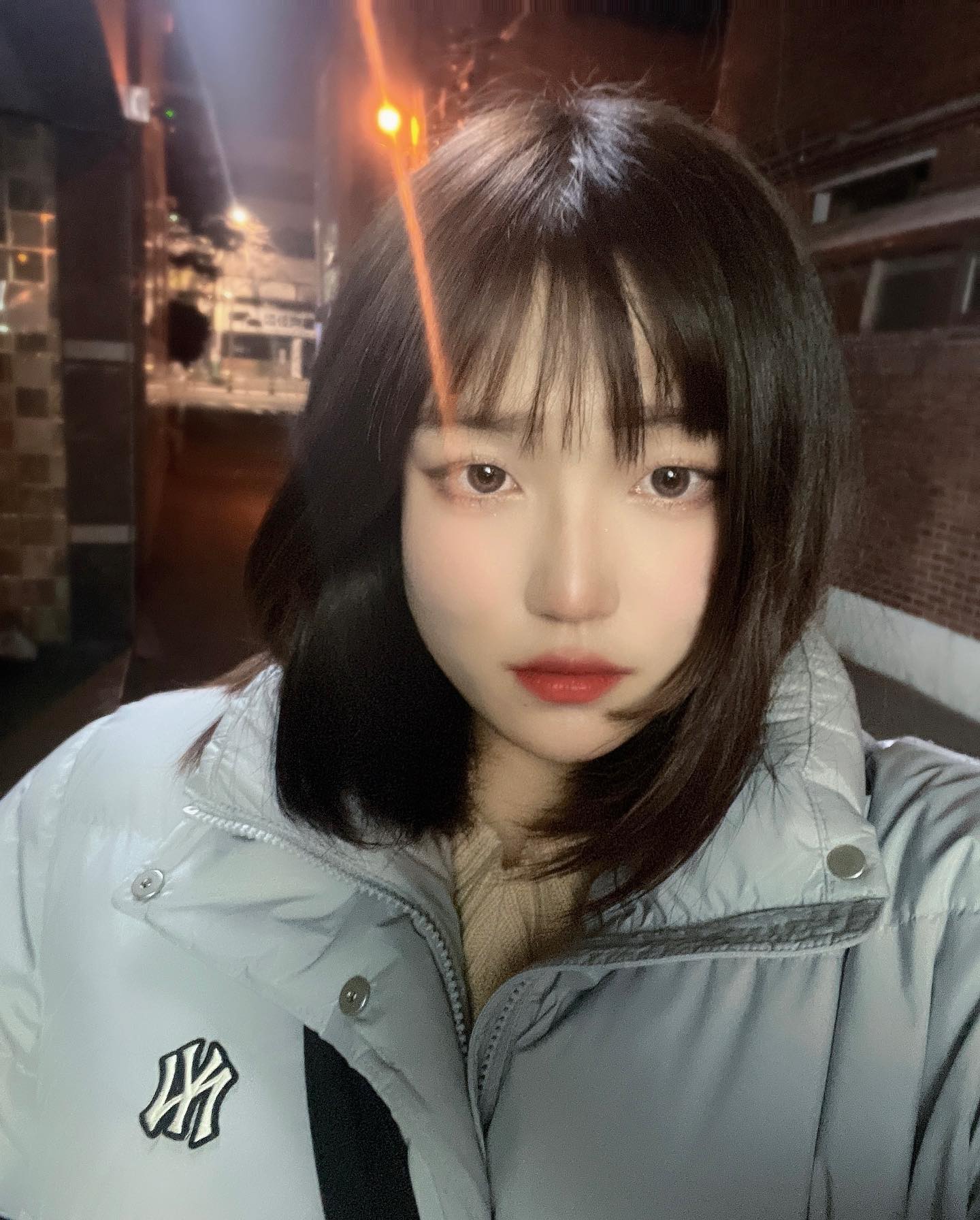 또 그 장소.. 조명맛집❤️ 화장 레전드인 날..