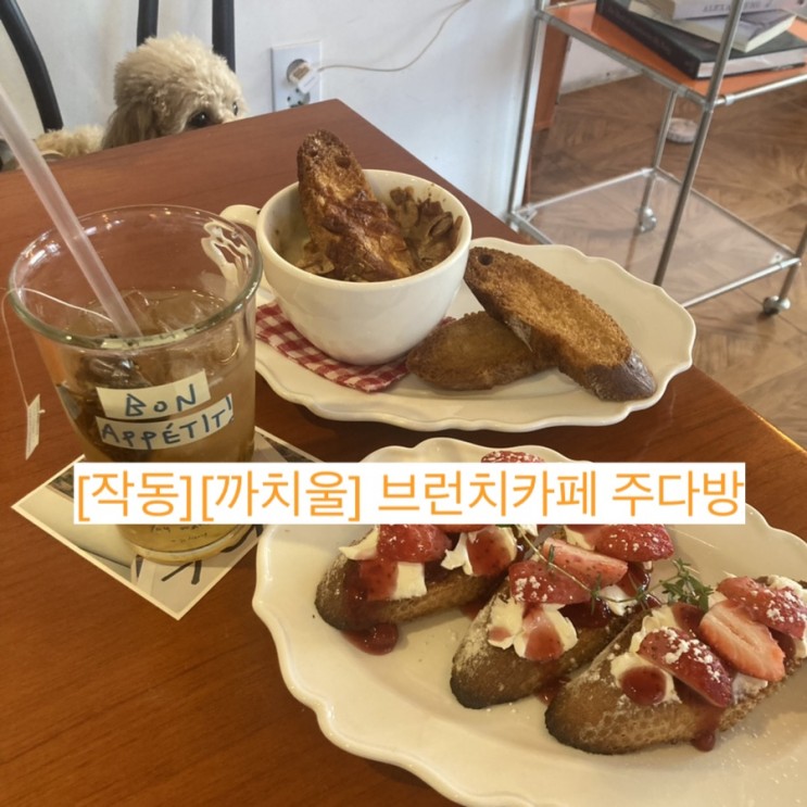 [작동][까치울역] 애완동반가능한 브런치카페