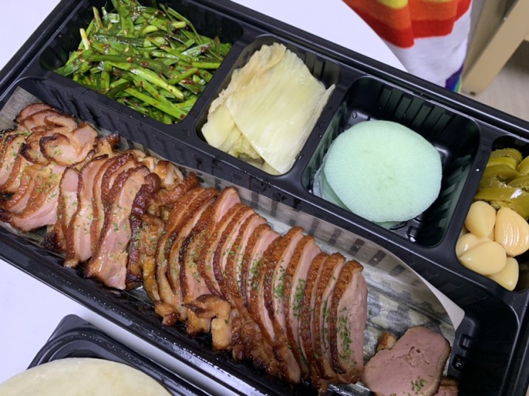 [송파 배달맛집] 집에서 먹는 오리도니 참나무장작바베큐 오리 😋