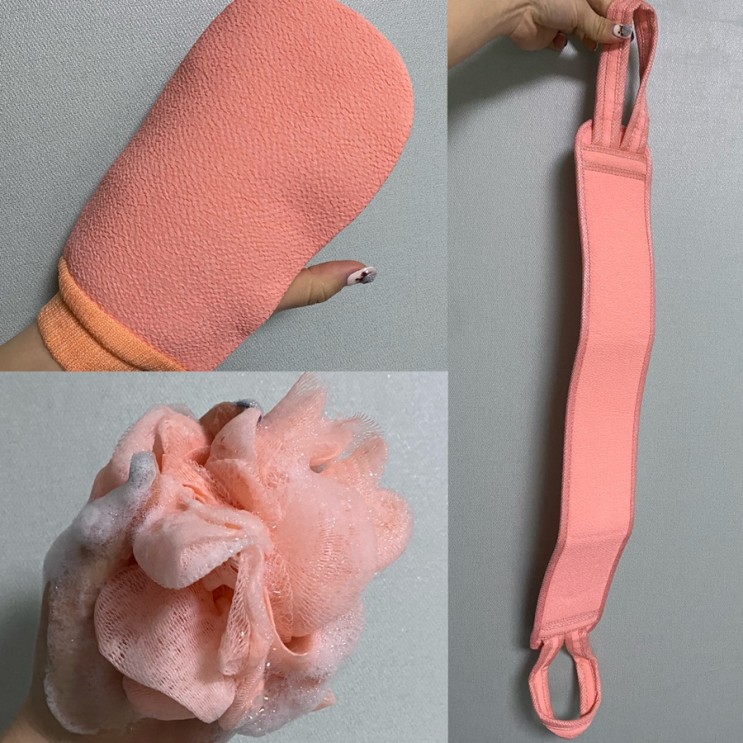 삶의 질을 높여주는 때밀이장갑 생활픽 때밀이3종세트