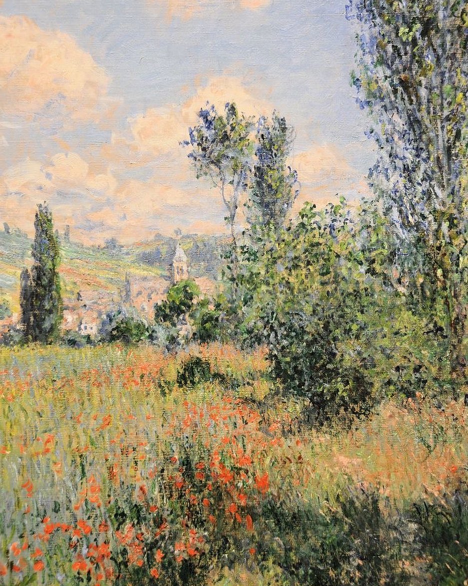 View of Vétheuil by Claude Monet