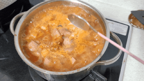 굿즈마켓 통큰 부대찌개 맛집 인정!
