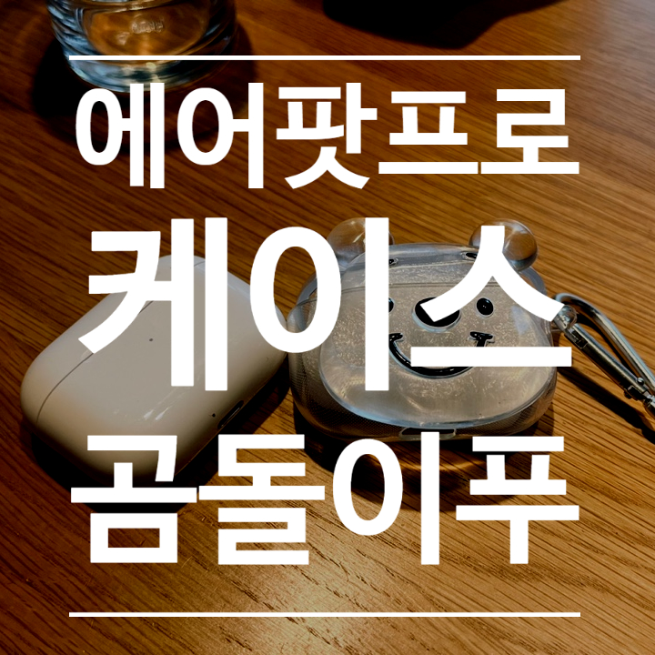 에어팟 프로 케이스 추천 투명 곰돌이 푸우 이야기