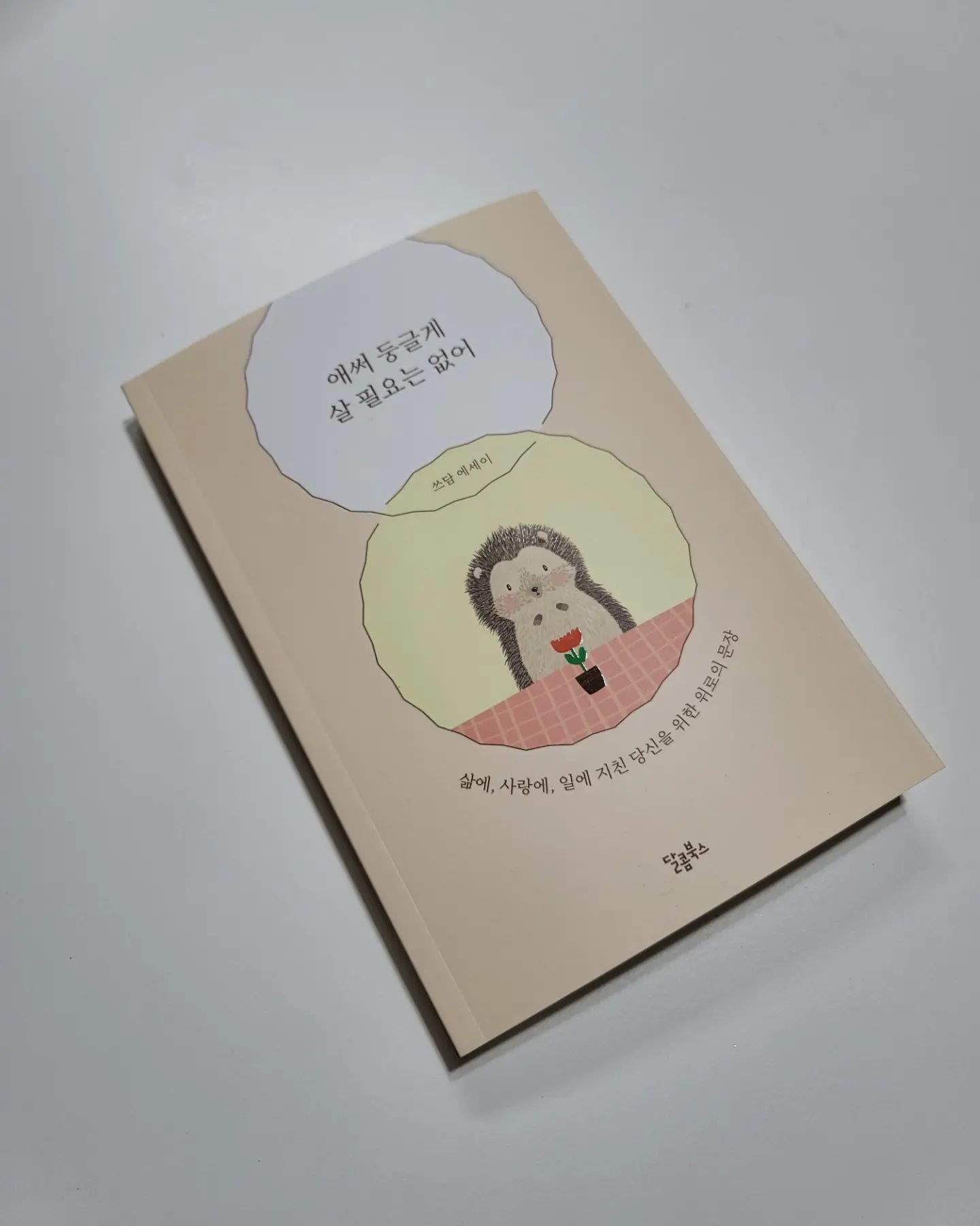 세상이 참 좋아졌다
부모 조차 쉽게 해줄 수 없는 
경험적 지혜의 전수

위로의 문장이 아닌 참된 교육서

인간관계와 인생과 일 그리고 자신에 대한
인생서이다

시작이 반이란 말은 반만 준비되어도 시작하라는 말이다. 세상은 언제나 준비만 하는 사람보다는 먼저 시작하는 사람에게 더 많은 기회를 준다.

이봐

회사 선배도 부모도 형도 누나도
이런 말 잘 안해조

왜?

아직도 이게 맞는지 살아가기도 벅차니까

좋은 말보다 도와주는 말들이
대부분이다.
숟가락만 뜨면 된다.

읽어보자 그리고 준비되지 않아도 해보자.

근데? 이거 아직 안봤나 자네

좋은 내용의 도서 지원감사합니다.
본 내용은 달콤북스의 도서지원으로 작성되었습니다 

#애써둥글게살필요는없어 #쓰담 #에세이
#위로 #베스트 #책 #독서 #달콤북스 #책스타그램
#북스타그램 #bookstagram #book