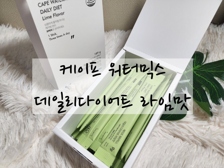 마시는 비타민 다이어트 보조제 추천 "SPRX 워터믹스 라임맛"