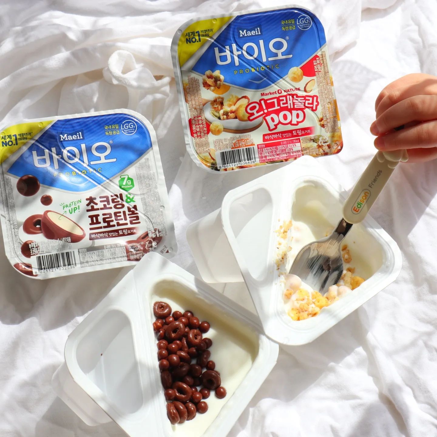 #할인구매 freshmaeil #매일바이오 #토핑요거트
아이가 편의점가면 간식으로 자주 골라오는 토핑 요거트라 두말할거 없이 맛도 좋고 간식으로 즐기기에도 영양도 풍부하면서 간편하여 좋은데
엄마도 다이어트하며 아침대용으로 챙기기 좋은 프로틴볼에 흠뻑~♡

#매일유업 #요거트 #매일바이오초코링프로틴볼 #매일바이오오그래놀라팝 #떠먹는요거트 #신상품나왔을땐 #08L #아이간식 #요거트 #간식 #엄마간식 #아침대용 #간단한아침 #간식대용 #맘스타그램