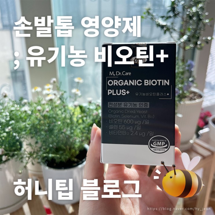 손발톱 영양제 <유기농 비오틴 플러스> : 탈모, 머리두피 고민? 일일 함량 꽉 채운 유기농 비오틴!