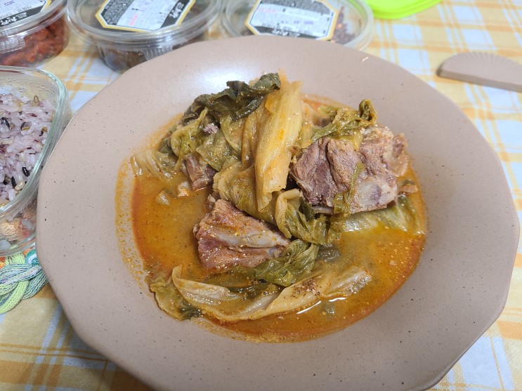 굿즈마켓 시골집 감자탕 밀키트 완전 맛나요 !