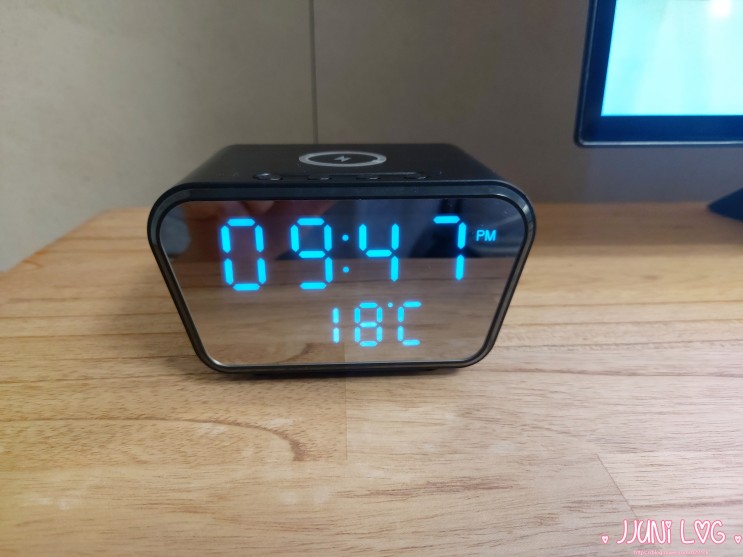 스마트폰충전 무선충전시계 햅시 YMQ17CPRO 예쁘고 편리해